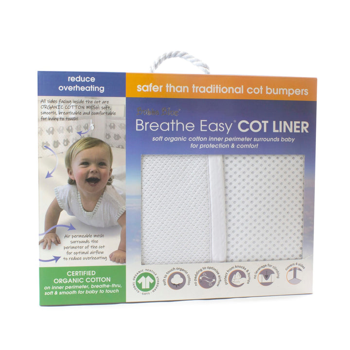 Bubba Blue Breathe Easy Cot Liner - White