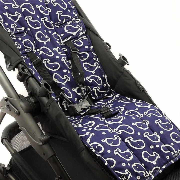 Outlookbaby Pram Liner  Blue Whale