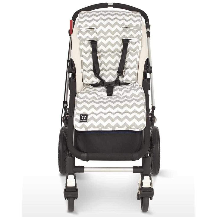 Outlookbaby Pram Liner- Grey Chevron