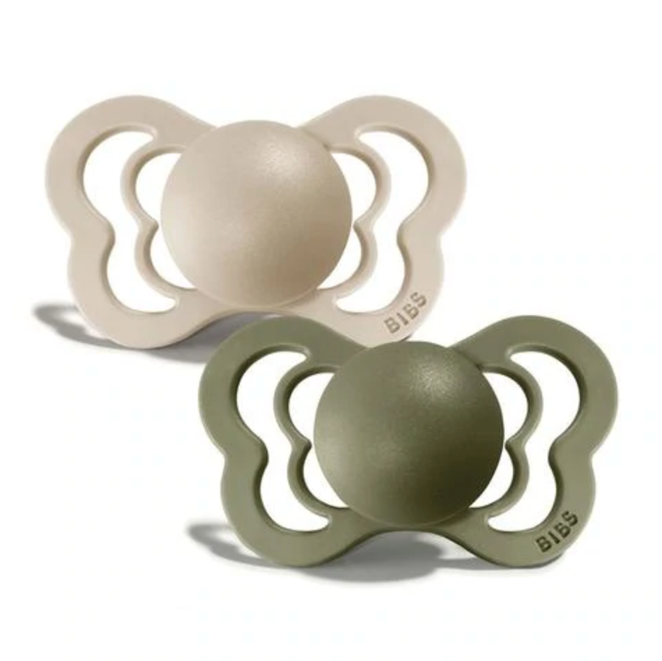 BIBS Couture|Silicone-Vanilla/Olive