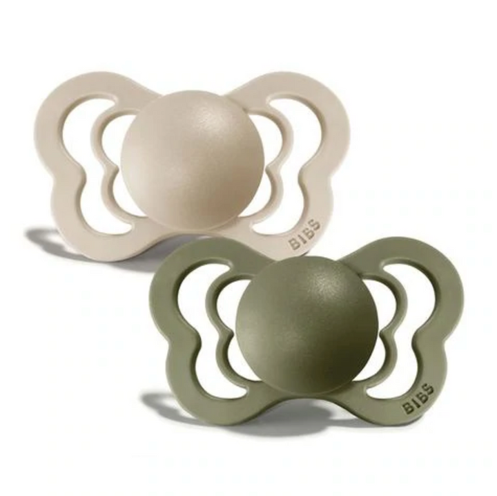 BIBS Couture|Silicone-Vanilla/Olive