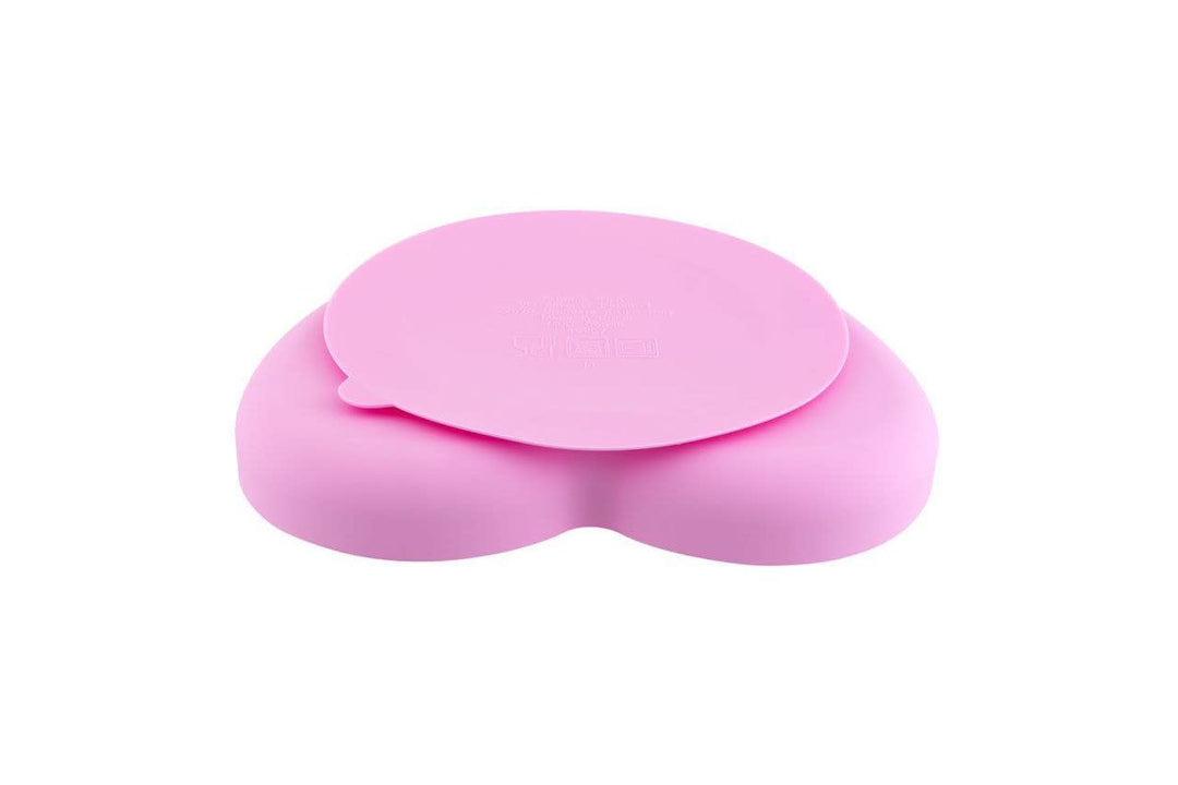Chicco Silicone Heart Shaped Plate 9m+ Pink