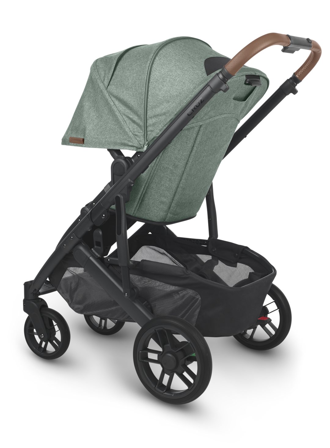 UPPAbaby CRUZ V2 Stroller -GWEN (green mélange/carbon/saddle leather)