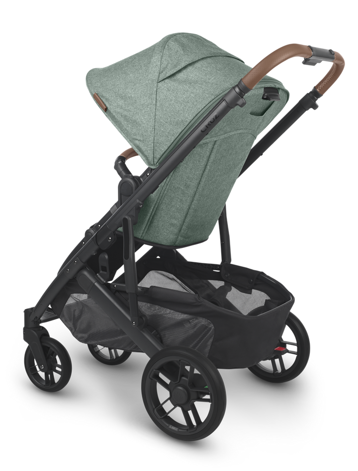 UPPAbaby CRUZ V2 Stroller -GWEN (green mélange/carbon/saddle leather)