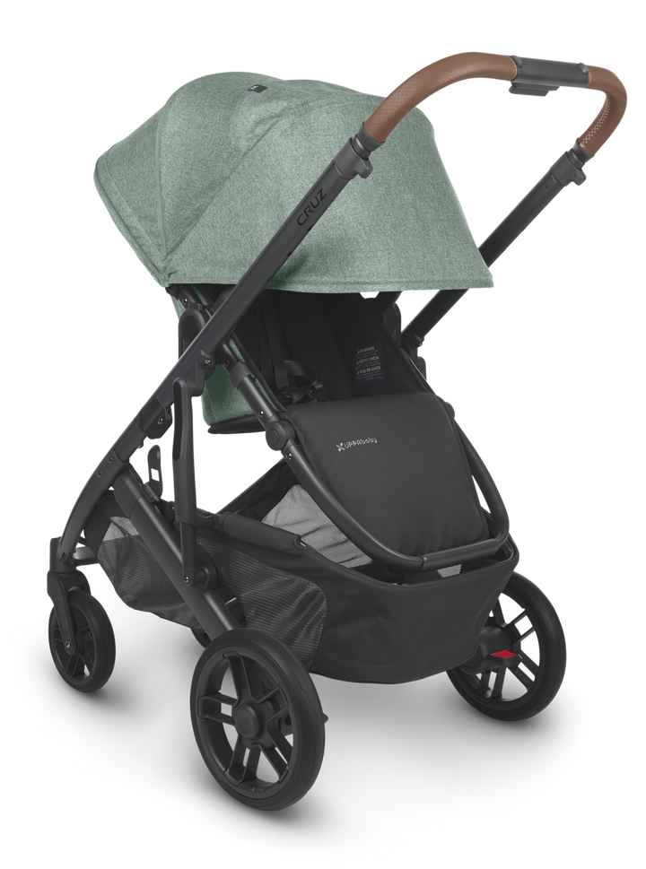 UPPAbaby CRUZ V2 Stroller -GWEN (green mélange/carbon/saddle leather)