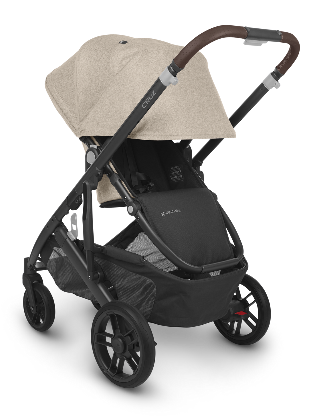 UPPAbaby CRUZ V2 - Liam (Oat Melange/Carbon/Chestnut Leather)