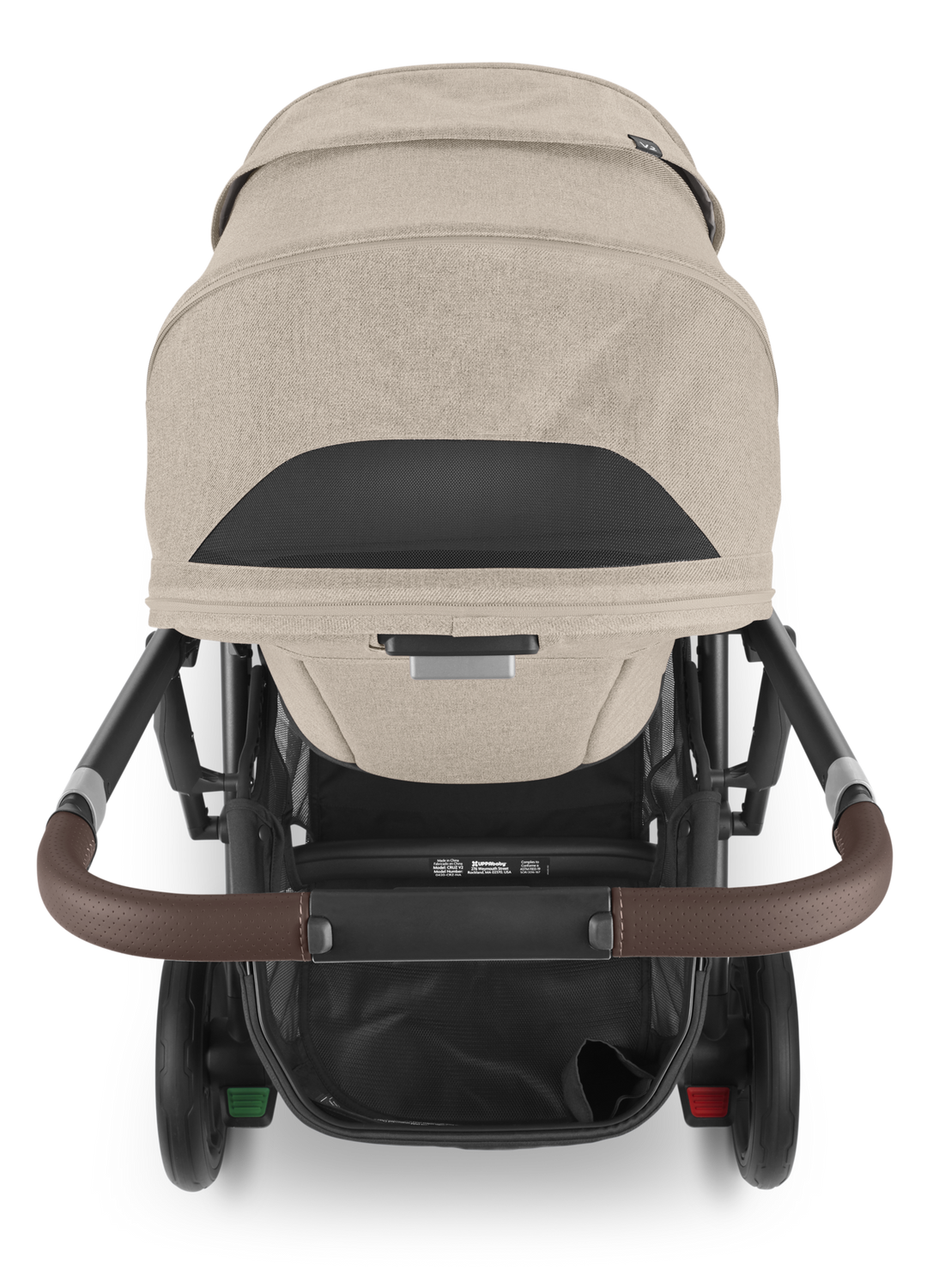 UPPAbaby CRUZ V2 - Liam (Oat Melange/Carbon/Chestnut Leather)