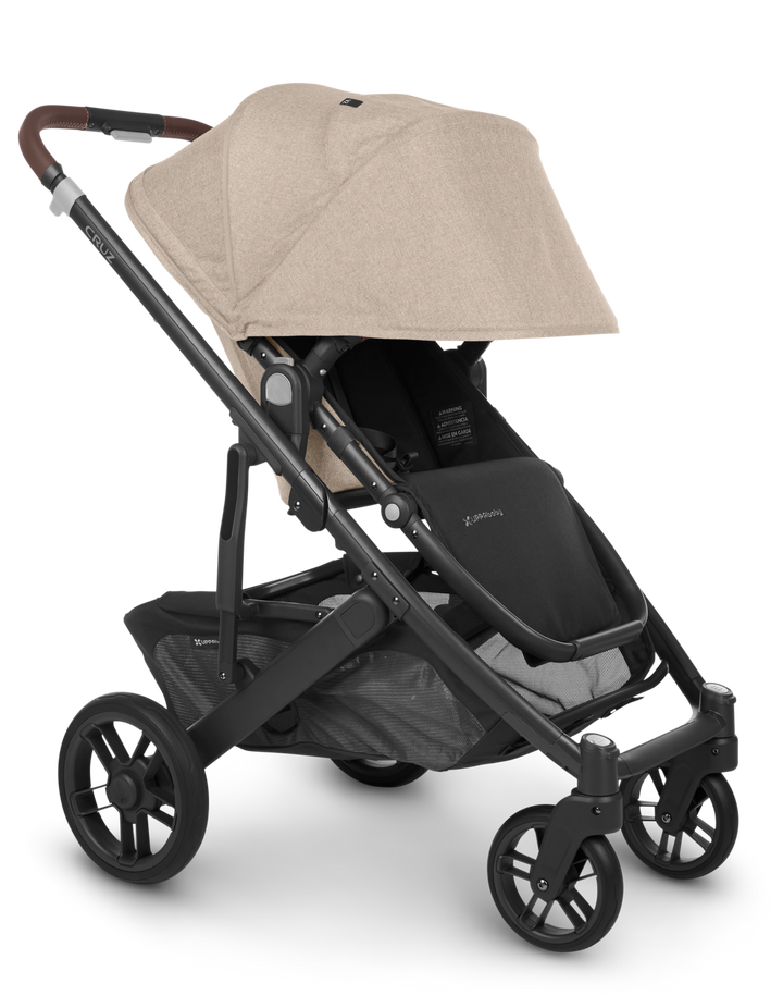 UPPAbaby CRUZ V2 - Liam (Oat Melange/Carbon/Chestnut Leather)