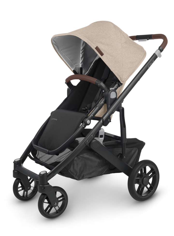 UPPAbaby CRUZ V2 - Liam (Oat Melange/Carbon/Chestnut Leather)