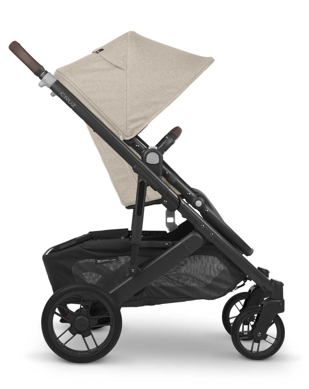 UPPAbaby CRUZ V2 - Liam (Oat Melange/Carbon/Chestnut Leather)