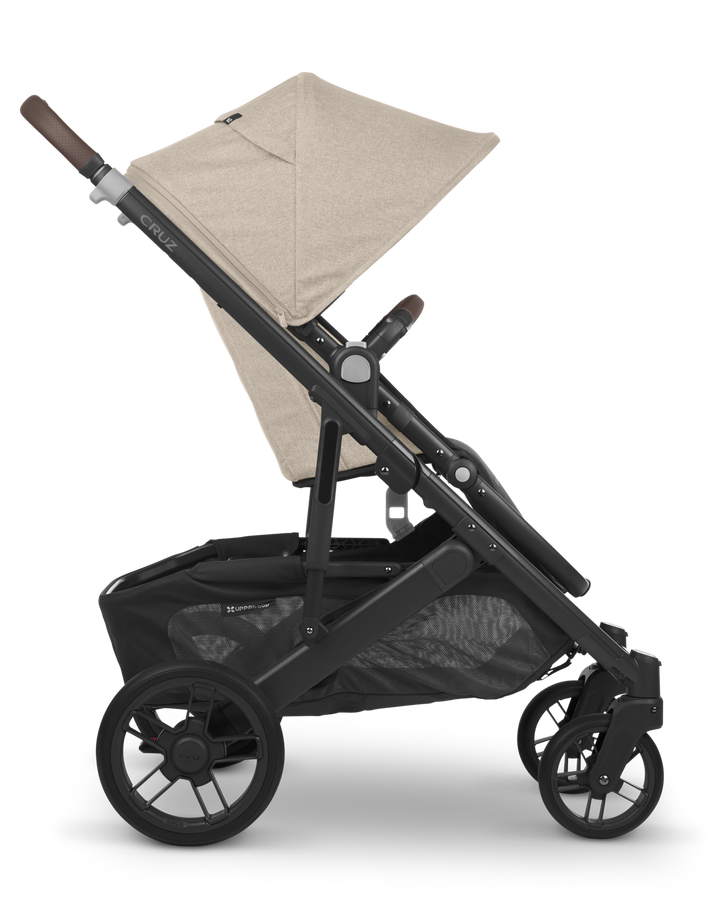 UPPAbaby CRUZ V2 - Liam (Oat Melange/Carbon/Chestnut Leather)