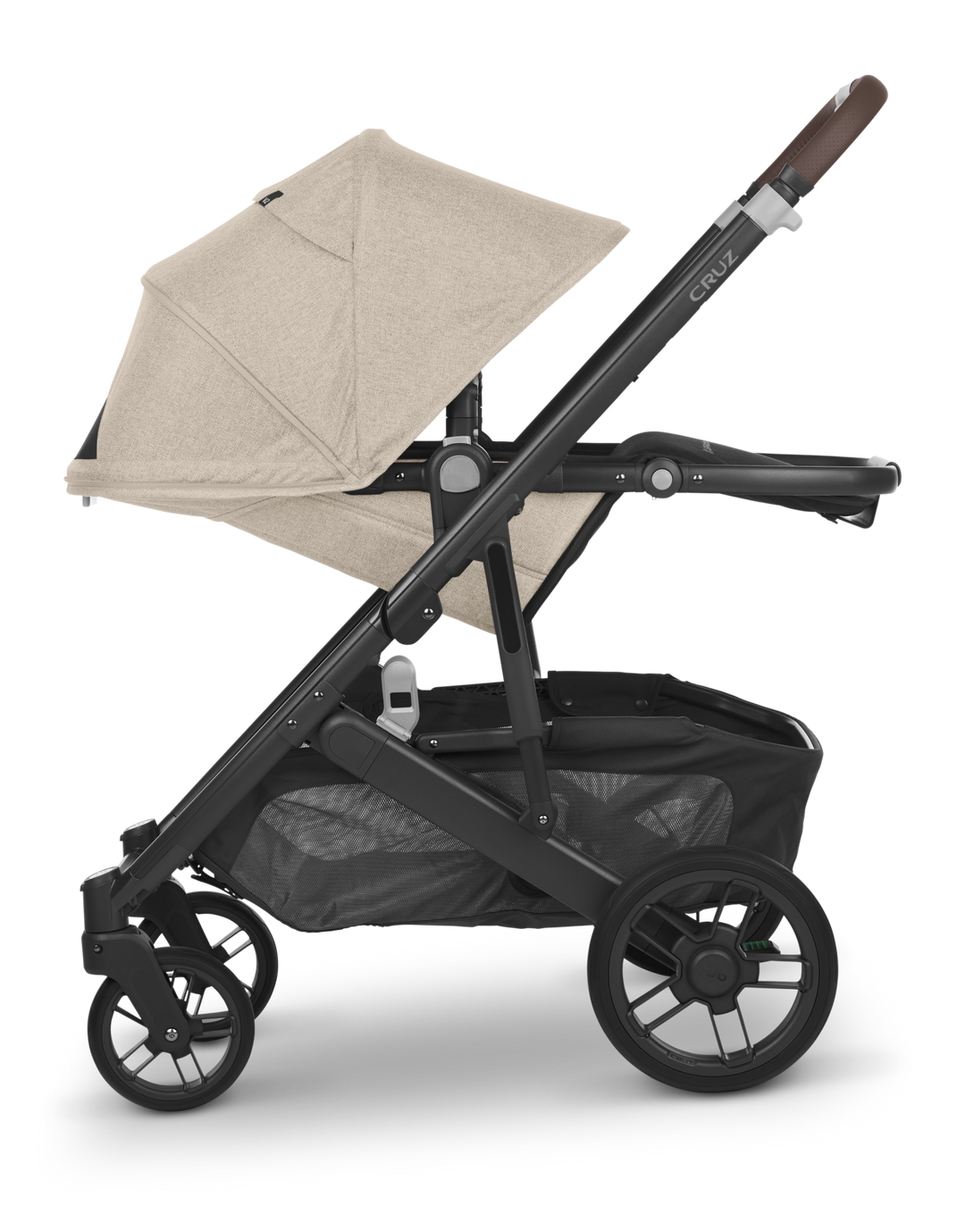 UPPAbaby CRUZ V2 - Liam (Oat Melange/Carbon/Chestnut Leather)