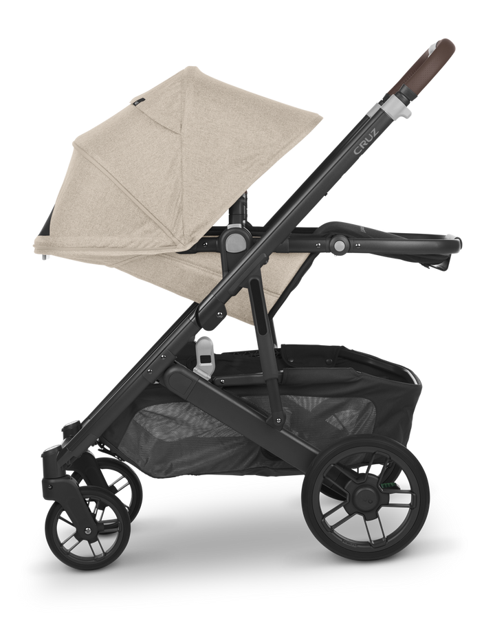 UPPAbaby CRUZ V2 - Liam (Oat Melange/Carbon/Chestnut Leather)