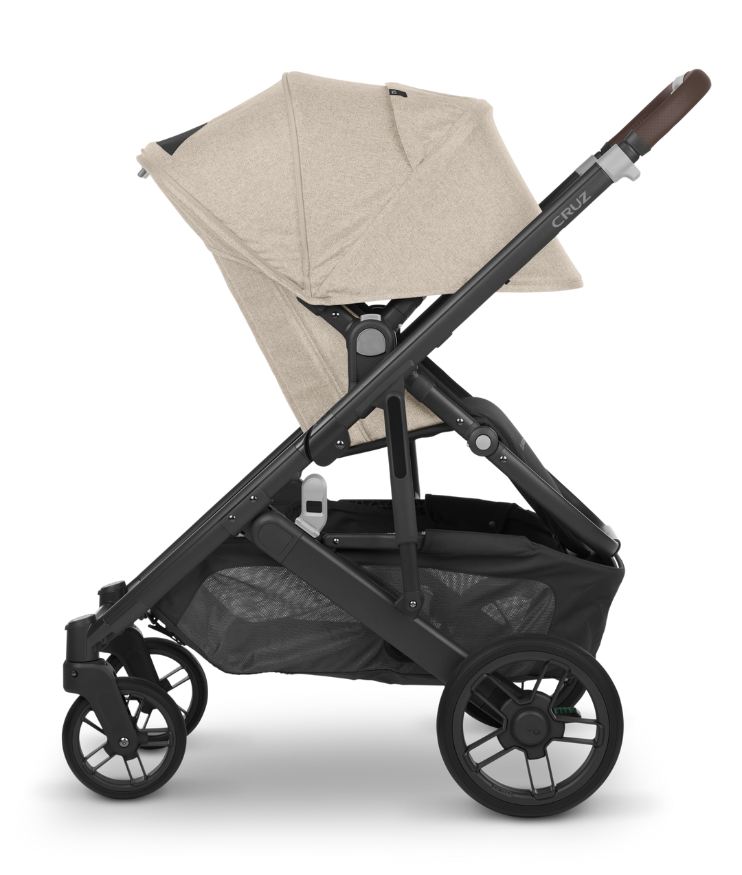 UPPAbaby CRUZ V2 - Liam (Oat Melange/Carbon/Chestnut Leather)