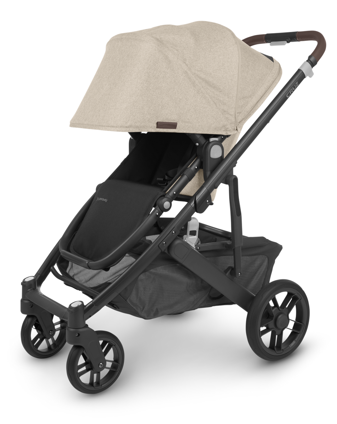 UPPAbaby CRUZ V2 - Liam (Oat Melange/Carbon/Chestnut Leather)
