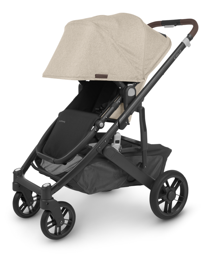 UPPAbaby CRUZ V2 - Liam (Oat Melange/Carbon/Chestnut Leather)