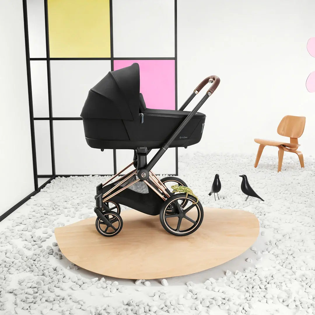 Cybex Priam/ePriam Lux Carry Cot 2024-sepia black