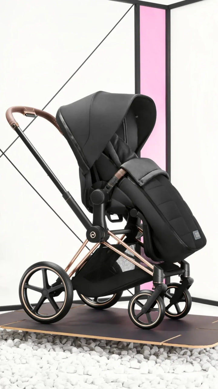 Cybex Priam Footmuff 2022-Black