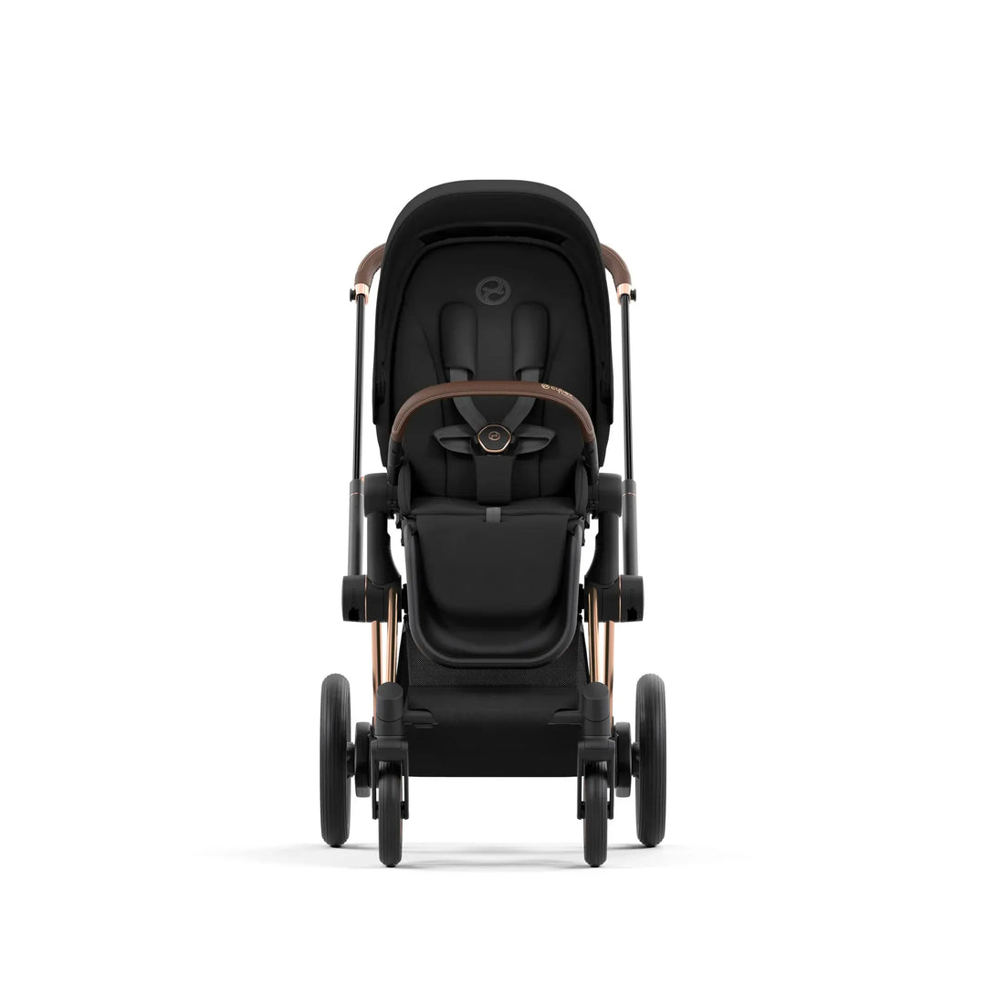 Cybex ePriam Pram Rose Gold Chassis/Sepia black 2024