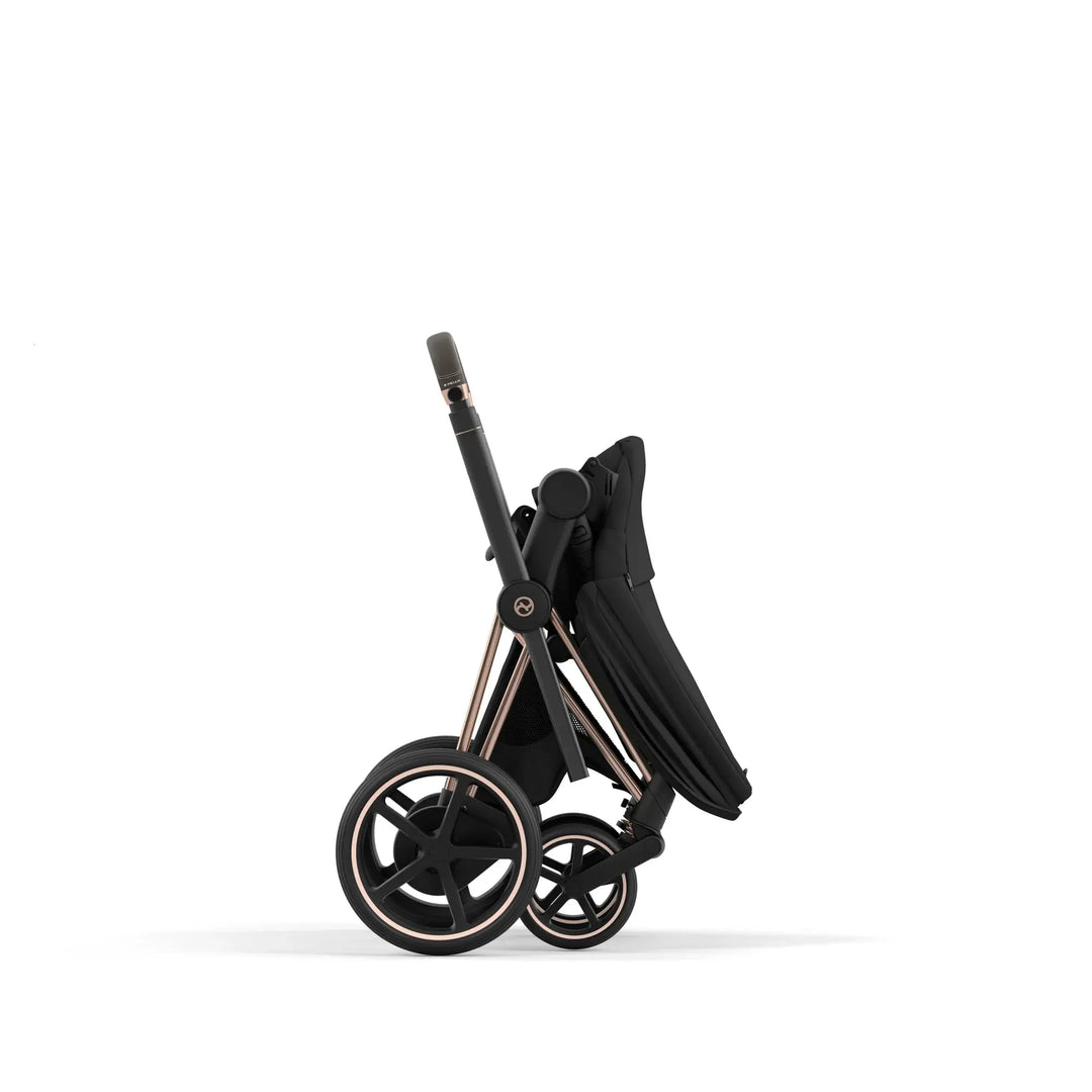 Cybex ePriam Pram Rose Gold Chassis/Sepia black 2024