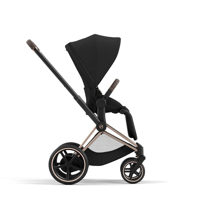Cybex ePriam Pram Rose Gold Chassis/Sepia black 2024