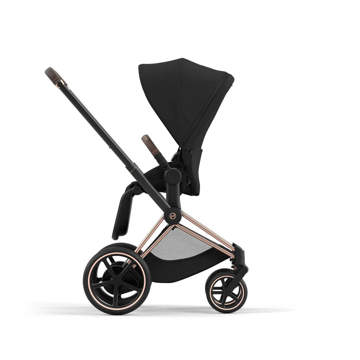 Cybex ePriam Pram Rose Gold Chassis/Sepia black 2024