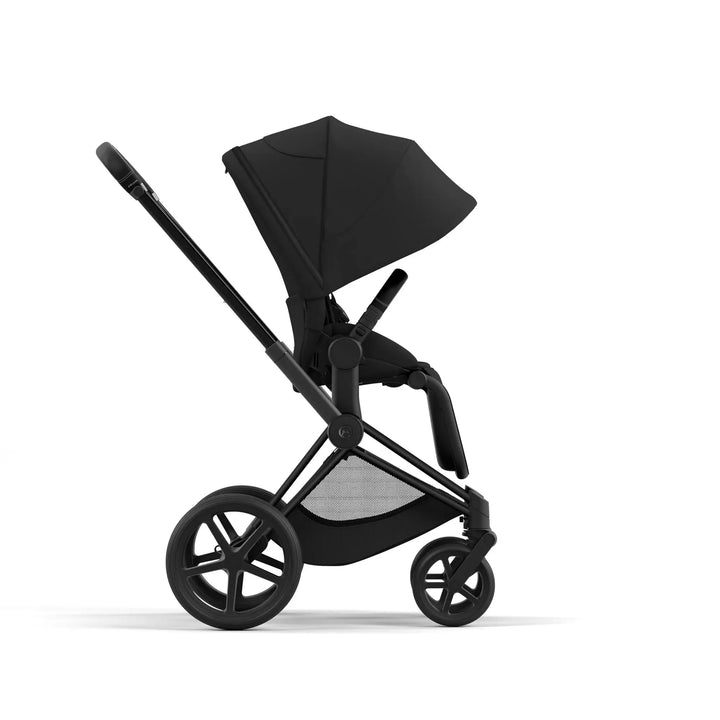 Cybex Priam Pram 2022 Matt Black Chassis+Seat Pack Sepia Black