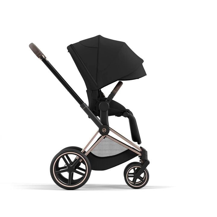 Cybex Priam Pram 2022 Rose Gold Chassis+Seat Pack Sepia Black