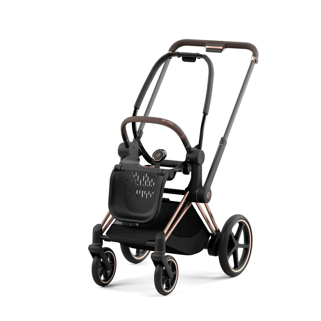 Cybex ePriam Pram Chassis + Seat frame 2022. Rose Gold