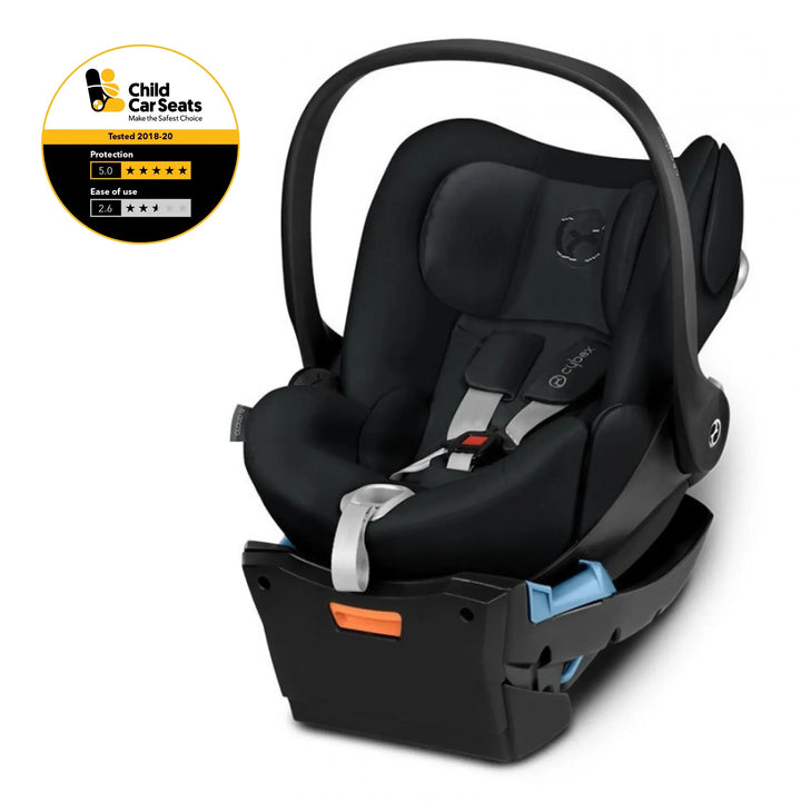 Cybex eGazelle S Pram - Moon Black + Cybex Cloud Q Capsule + Adapter