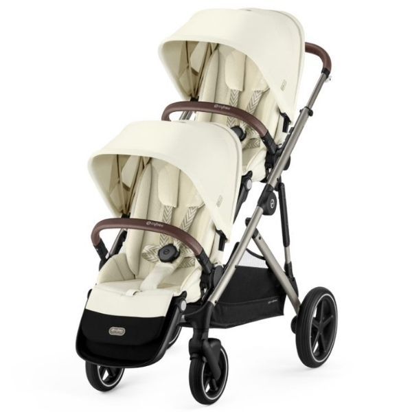 Cybex Gazelle S Pram 2023 + Second Seat 2023. - Seashell Beige