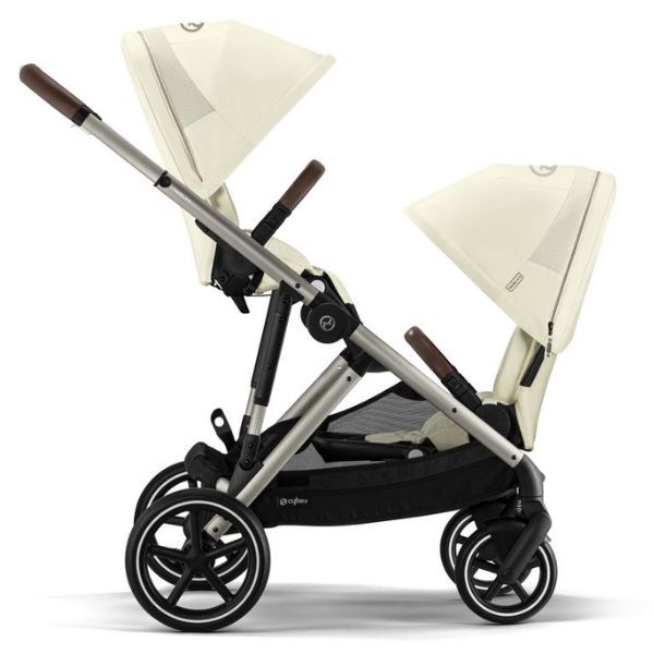 Cybex Gazelle S Pram 2023 + Second Seat 2023. - Seashell Beige