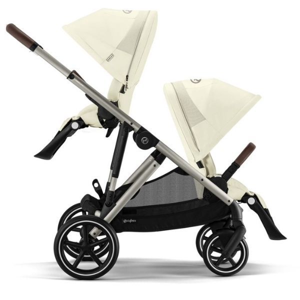 Cybex Gazelle S Pram 2023 + Second Seat 2023. - Seashell Beige