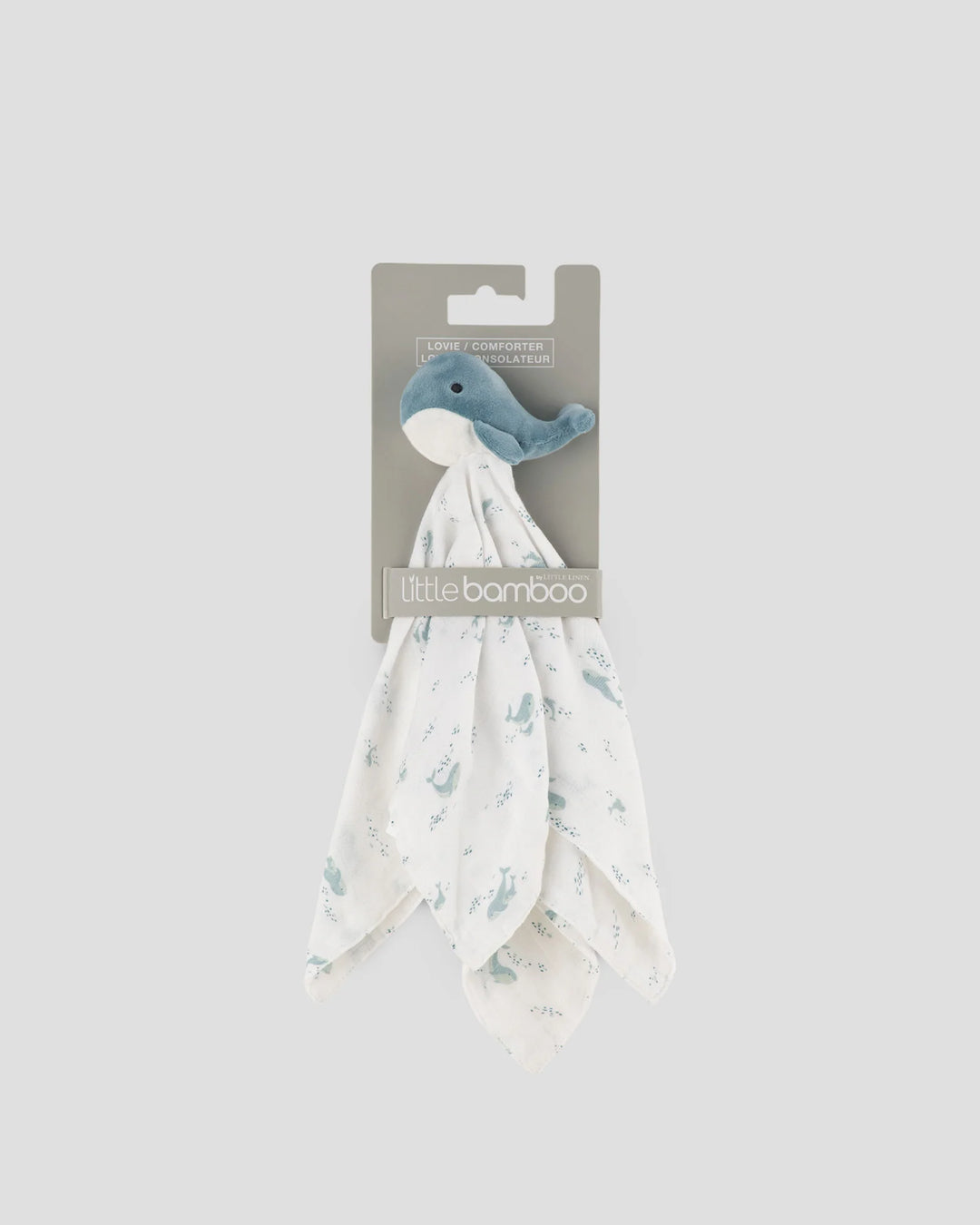 Little Bamboo Baby Comforter / Security Blanket - Wally the Whale