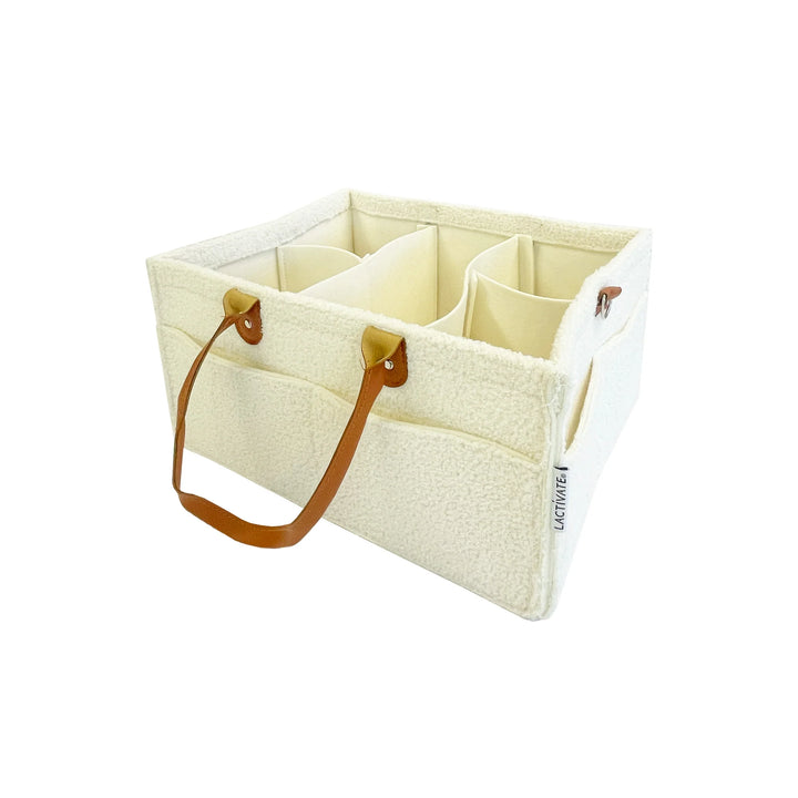 Lactivate Nursing Caddy Teddy (Cream)