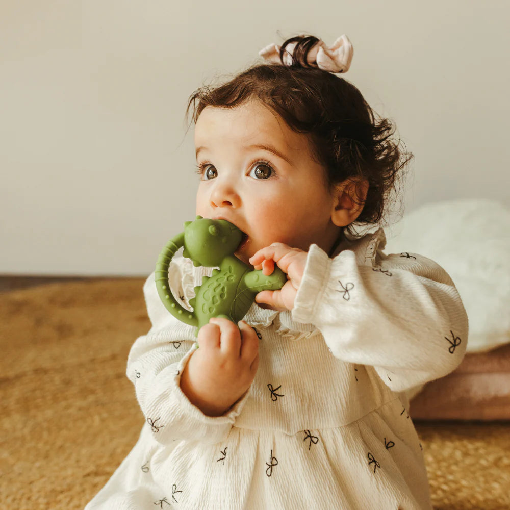 Jellystone Designs Dino Teether - Green