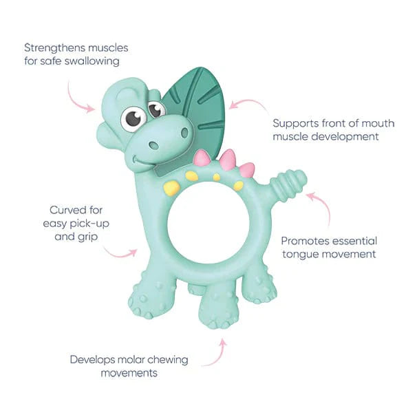 Bibado Teething Toy Dawn the Dinosaur