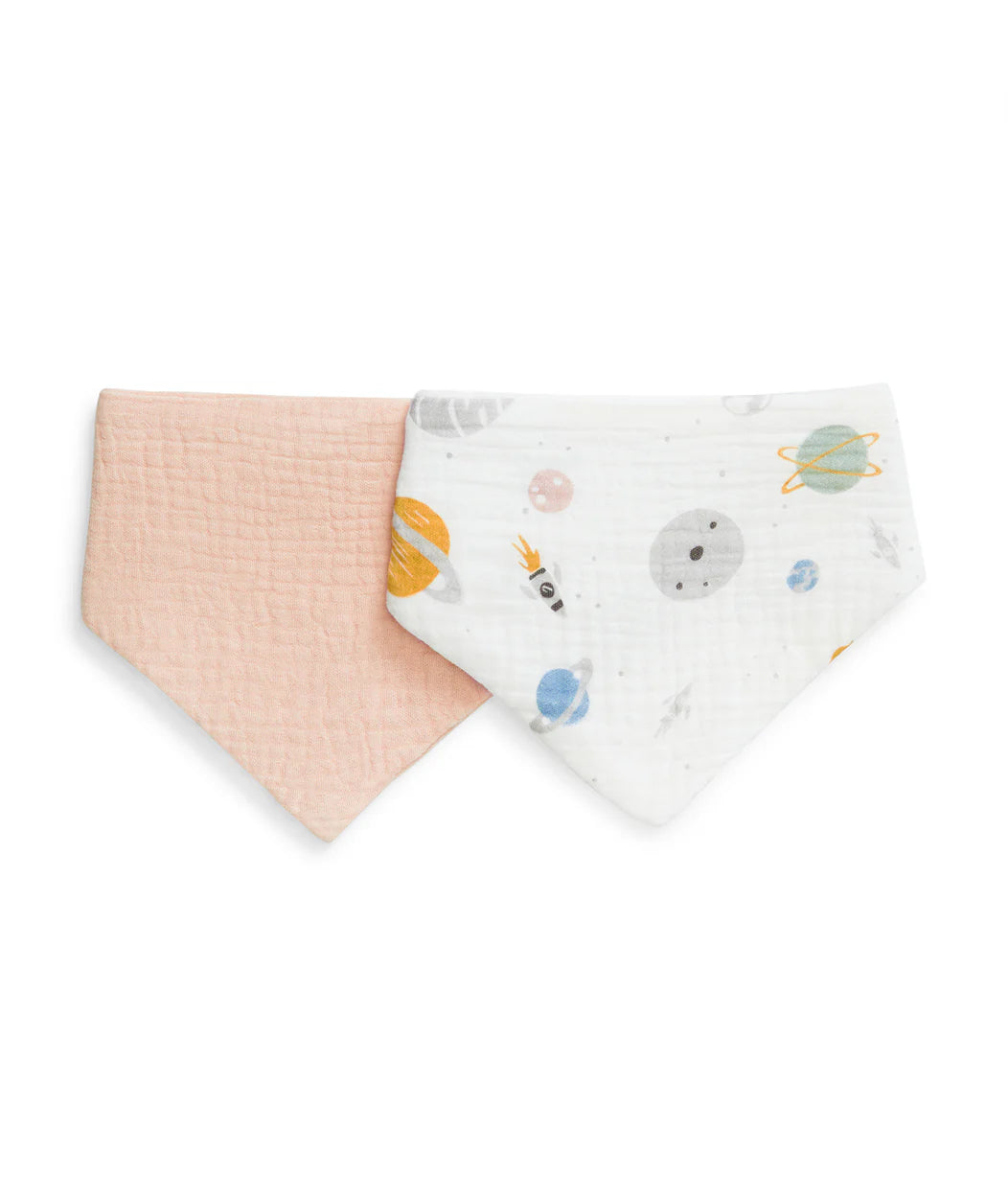 Love to Dream Bib 2 Pack - Blush  Rocket