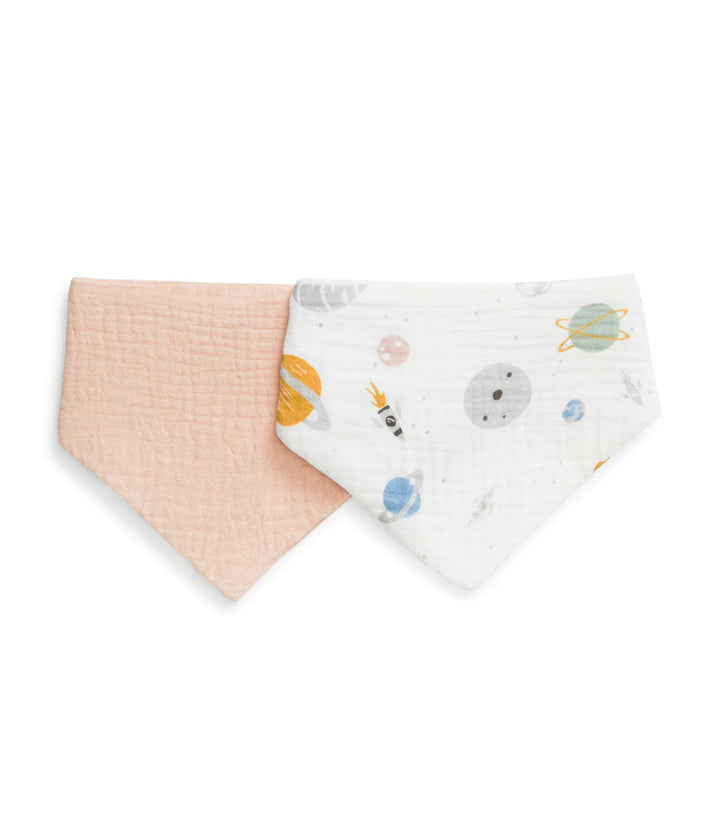 Love to Dream Bib 2 Pack - Blush  Rocket