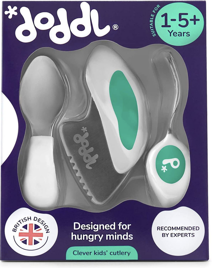 Doddl Cutlery Knife Fork Spoon-AQUA