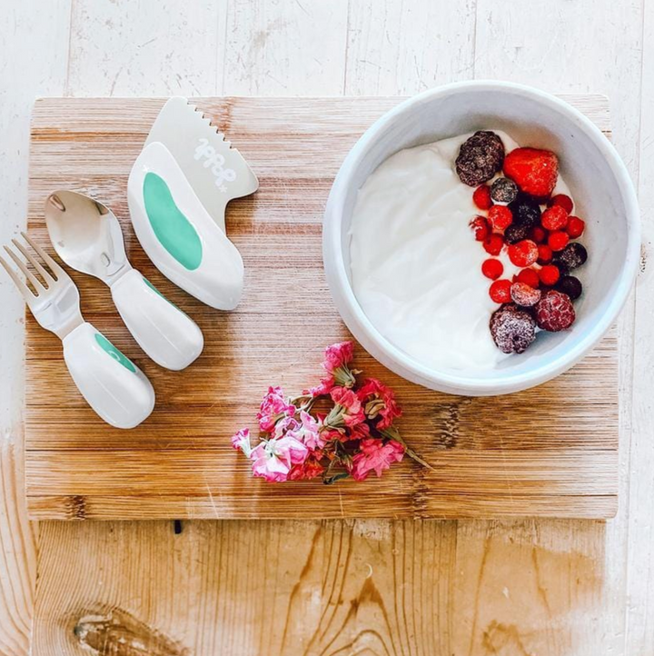 Doddl Cutlery Knife Fork Spoon MAGENTA