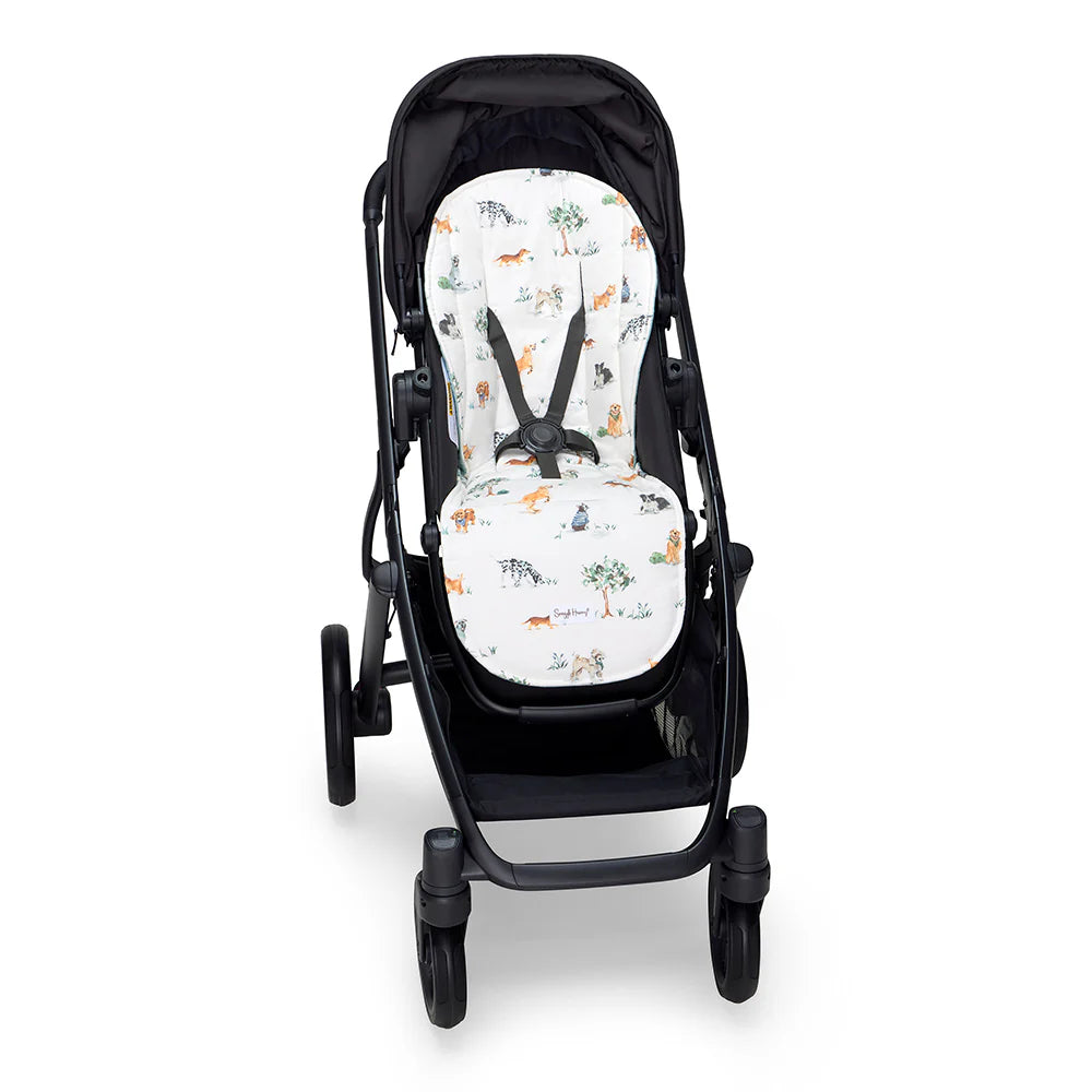 Snuggle Hunny Universal Organic Pram Liner - Dog Park