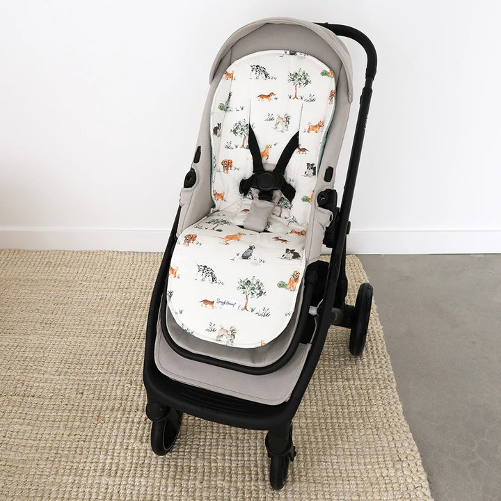 Snuggle Hunny Universal Organic Pram Liner - Dog Park