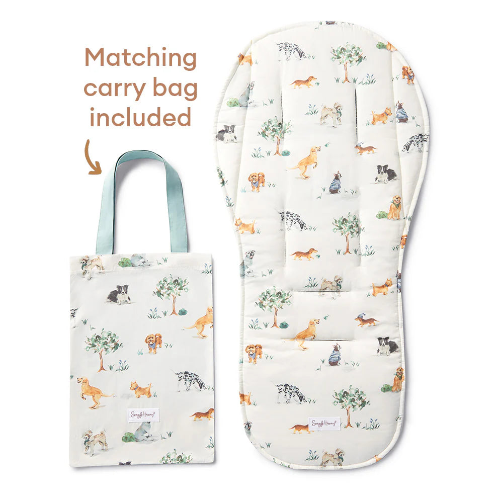 Snuggle Hunny Universal Organic Pram Liner - Dog Park
