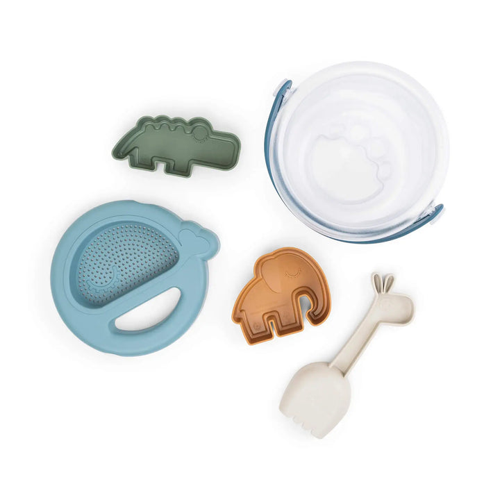 Done by Deer Sand Play Set 5 Piece Blue