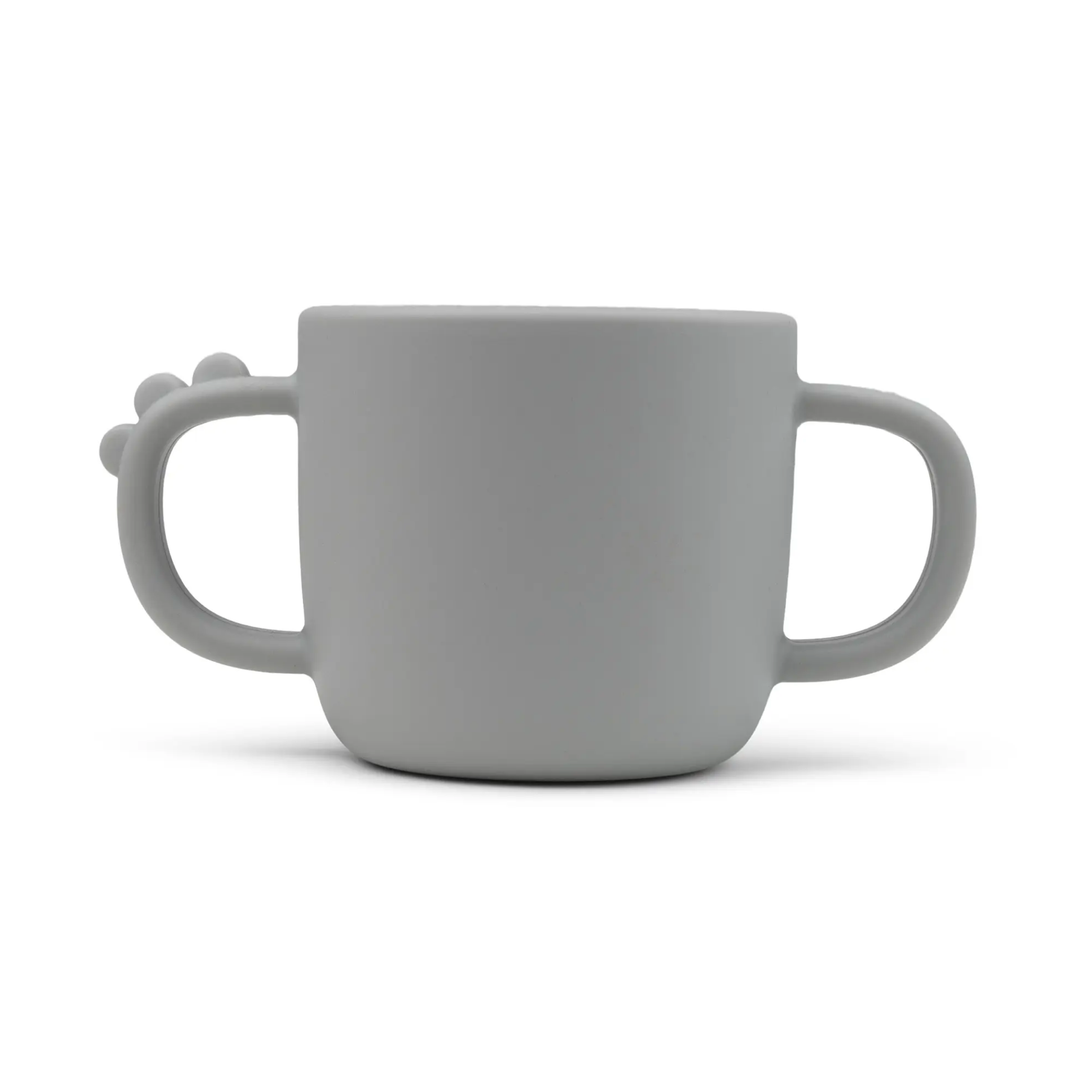 Done by Deer Peekaboo Cup Croco grey - packed in a little square gift box