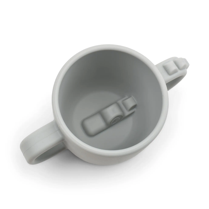 Done by Deer Peekaboo Cup Croco grey - packed in a little square gift box