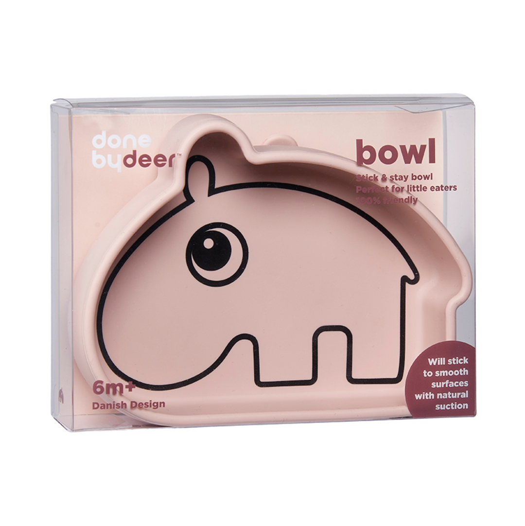 Done by Deer Silicone Stick & Stay bowl, Ozzo, powder