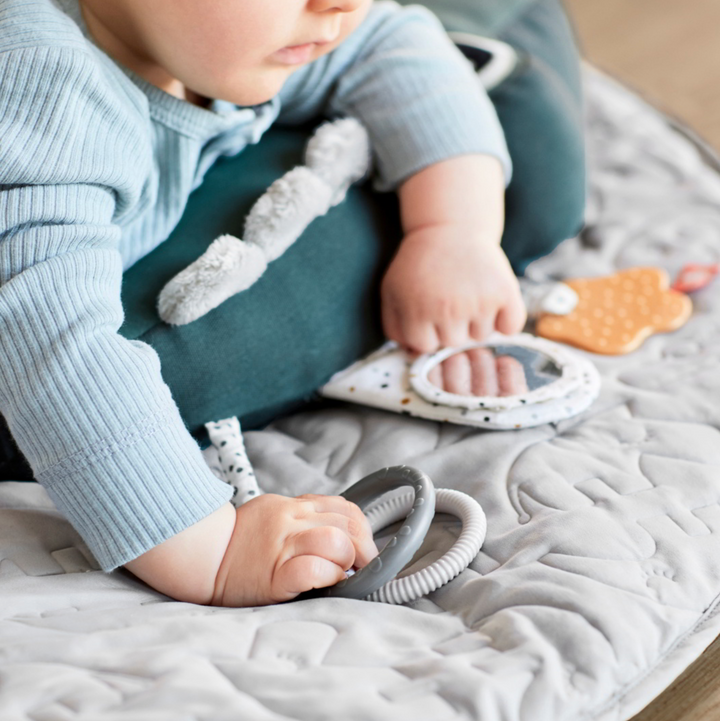 Done by Deer Tummy Time Activity Toy Croco powder (41 x 18 x 10cm)