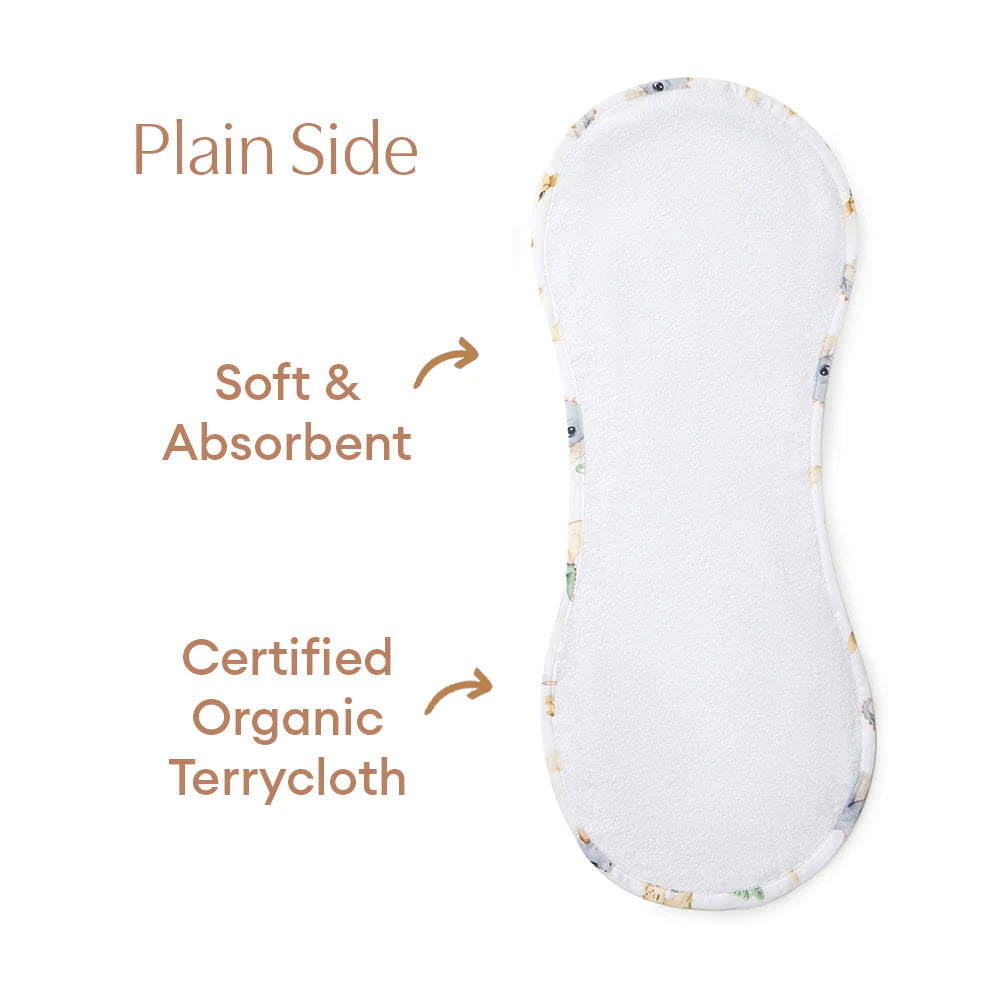 Snuggle Hunny Organic Cotton Burp Cloth - Dragon